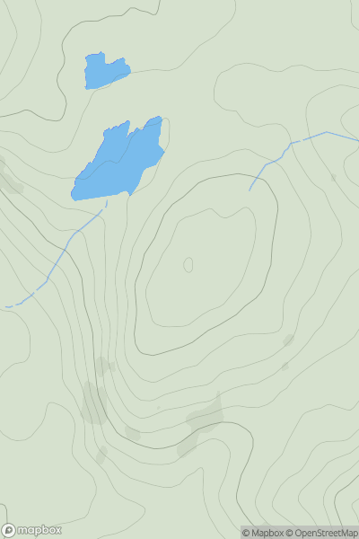 Thumbnail image for Whin Brow showing contour plot for surrounding peak