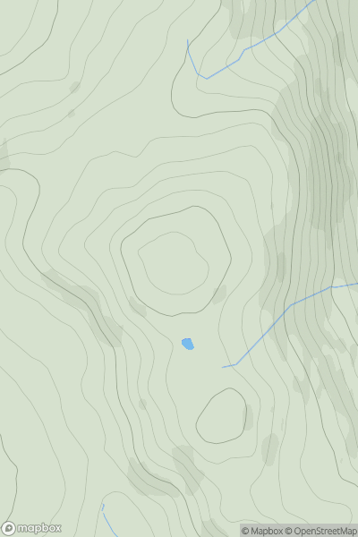 Thumbnail image for Newton Fell showing contour plot for surrounding peak