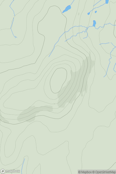 Thumbnail image for Lowick Beacon showing contour plot for surrounding peak