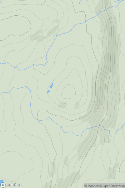 Thumbnail image for Stott Park Heights showing contour plot for surrounding peak