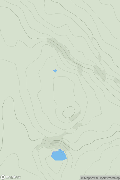 Thumbnail image for Kendal Fell showing contour plot for surrounding peak