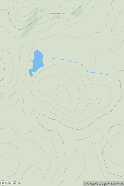 Thumbnail image for Kitridding South Hill showing contour plot for surrounding peak