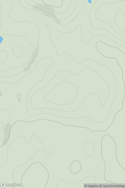 Thumbnail image for Aikrigg Green Hill showing contour plot for surrounding peak