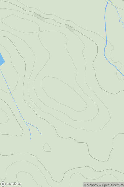 Thumbnail image for Sourlands Hill showing contour plot for surrounding peak
