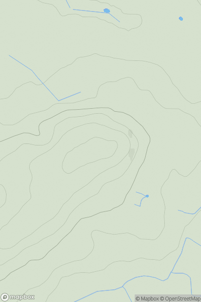 Thumbnail image for Pardshaw Crag showing contour plot for surrounding peak