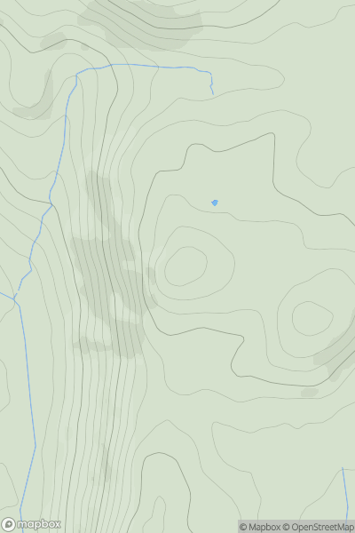 Thumbnail image for Stribers Brow showing contour plot for surrounding peak