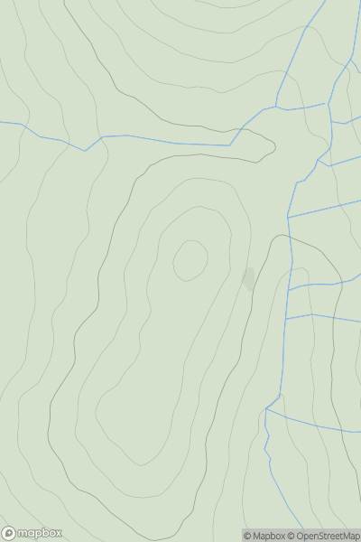 Thumbnail image for Head of Haile showing contour plot for surrounding peak