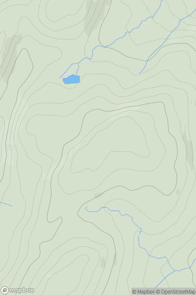 Thumbnail image for Bigland Barrow North Top showing contour plot for surrounding peak