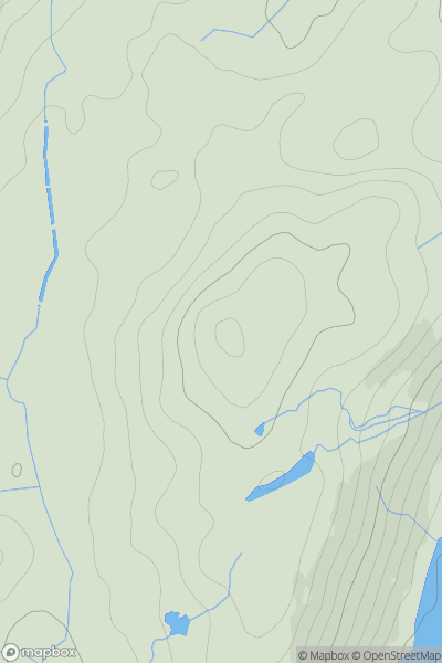 Thumbnail image for Torver Back Common showing contour plot for surrounding peak