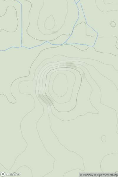 Thumbnail image for Highheads Wood showing contour plot for surrounding peak