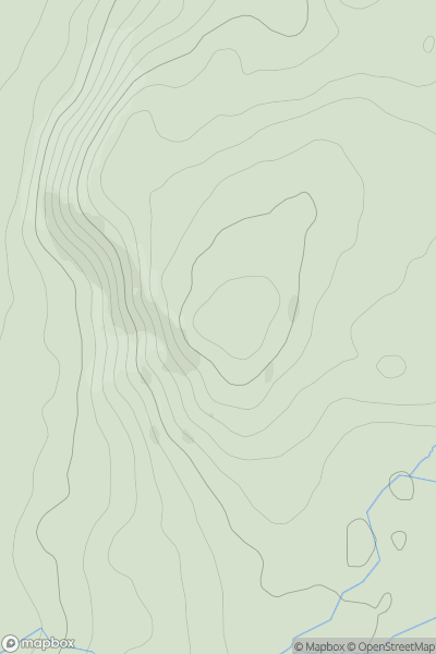 Thumbnail image for Stainton Tower showing contour plot for surrounding peak
