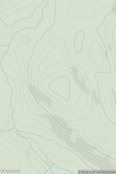 Thumbnail image for The Alps showing contour plot for surrounding peak