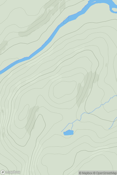 Thumbnail image for Old Backbarrow showing contour plot for surrounding peak