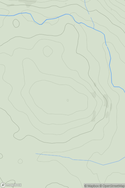 Thumbnail image for Cowan Head showing contour plot for surrounding peak