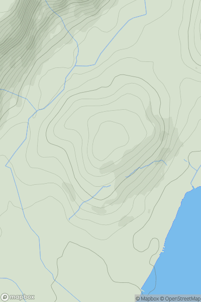 Thumbnail image for High Guards showing contour plot for surrounding peak