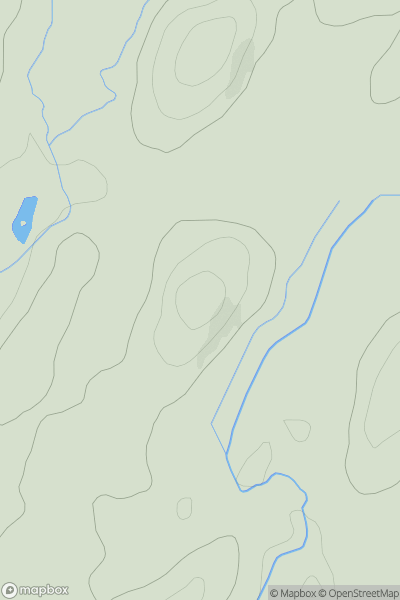 Thumbnail image for Lowblease Hill showing contour plot for surrounding peak