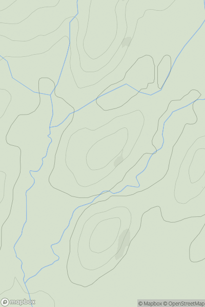 Thumbnail image for Strickley Hill showing contour plot for surrounding peak