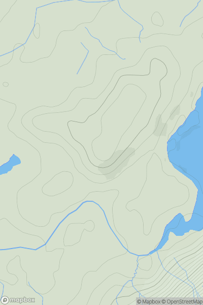 Thumbnail image for High Birkhow showing contour plot for surrounding peak
