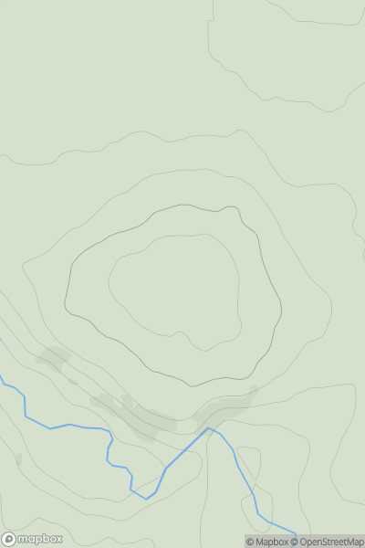 Thumbnail image for Wreay Signal Station showing contour plot for surrounding peak