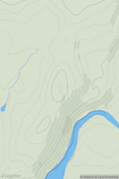 Thumbnail image for Muncaster Castle Hill showing contour plot for surrounding peak