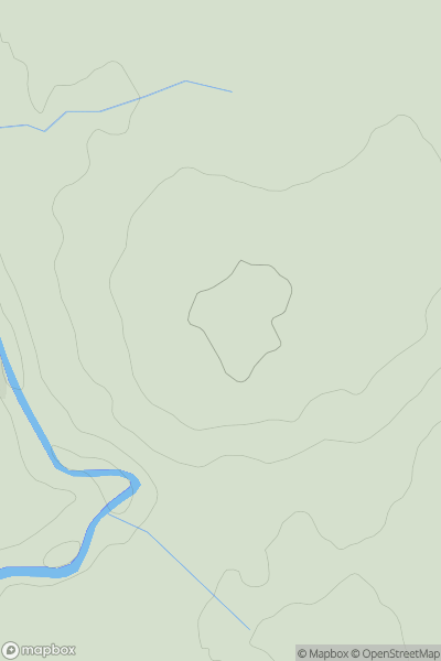 Thumbnail image for Carleton Hill showing contour plot for surrounding peak