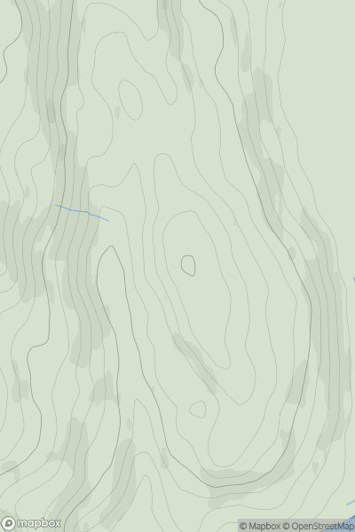 Thumbnail image for Blawith Hill showing contour plot for surrounding peak