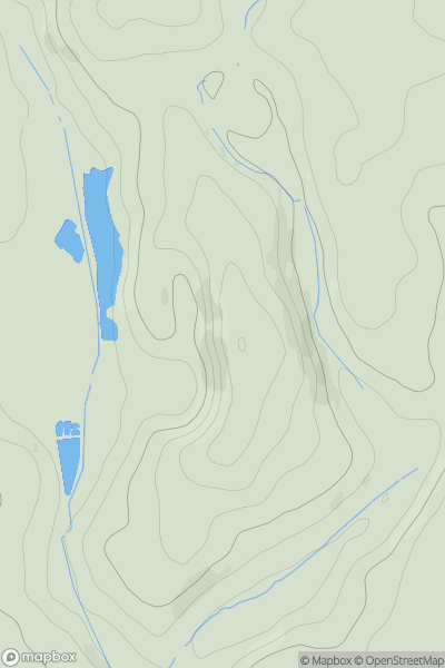 Thumbnail image for Hagg Hills showing contour plot for surrounding peak