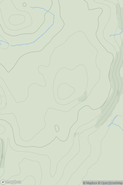 Thumbnail image for Midlow Hill showing contour plot for surrounding peak