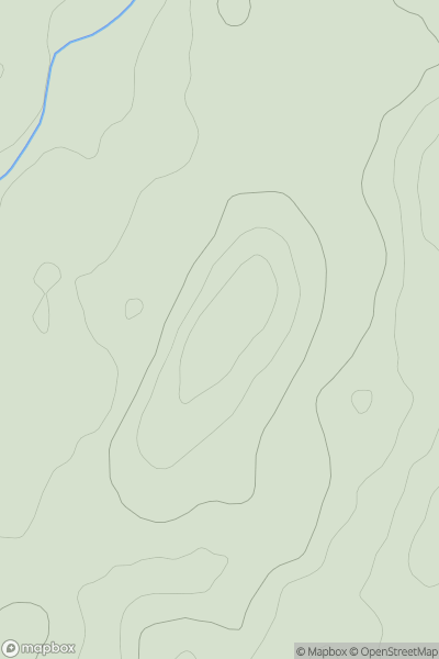 Thumbnail image for Inglebrick showing contour plot for surrounding peak