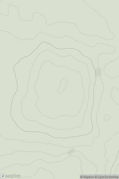 Thumbnail image for Thrang Brow showing contour plot for surrounding peak