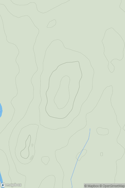 Thumbnail image for Milnthorpe Hill showing contour plot for surrounding peak