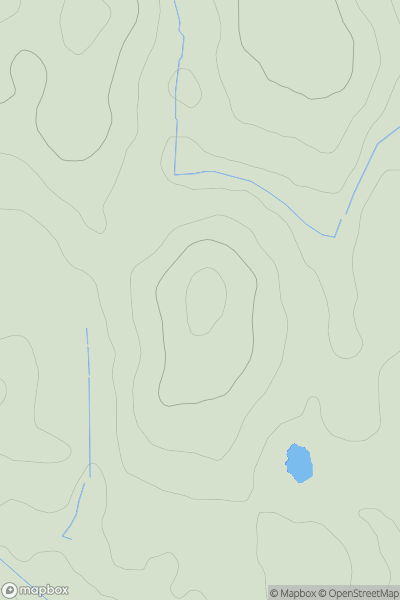 Thumbnail image for Scarbarrow Hill showing contour plot for surrounding peak