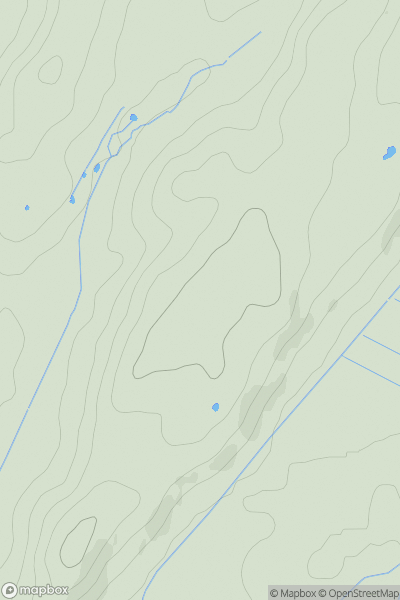 Thumbnail image for Coal Gate Bank showing contour plot for surrounding peak