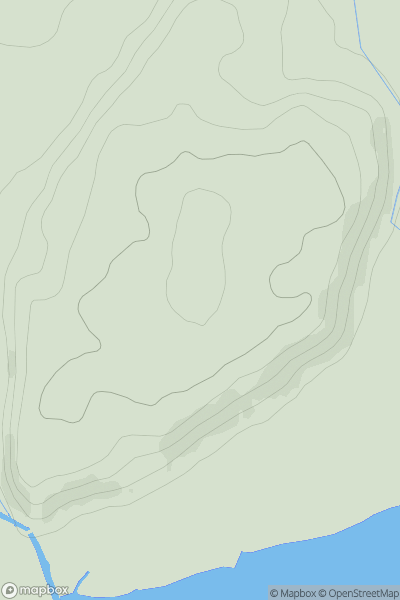 Thumbnail image for Meathop Fell showing contour plot for surrounding peak