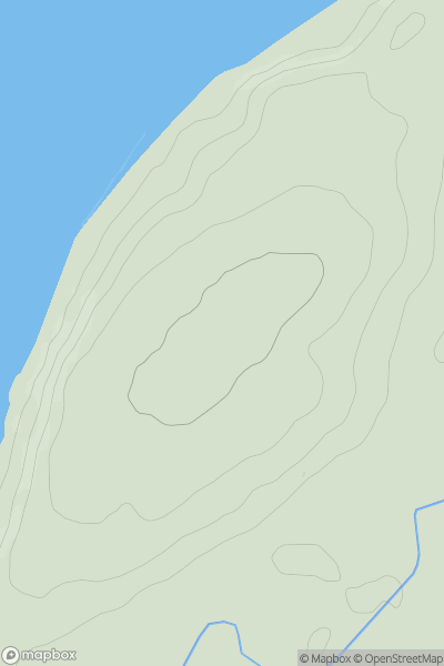 Thumbnail image for Alavna Roman Fort showing contour plot for surrounding peak
