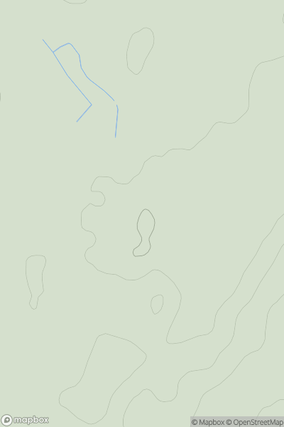 Thumbnail image for Hards Farm Hill showing contour plot for surrounding peak