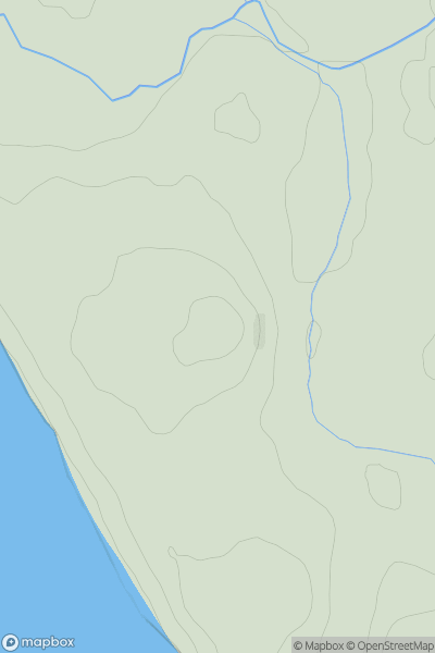 Thumbnail image for The Hawes showing contour plot for surrounding peak