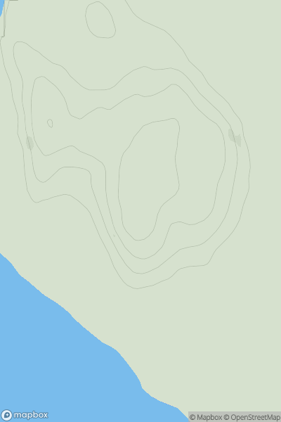 Thumbnail image for Old Park Wood showing contour plot for surrounding peak