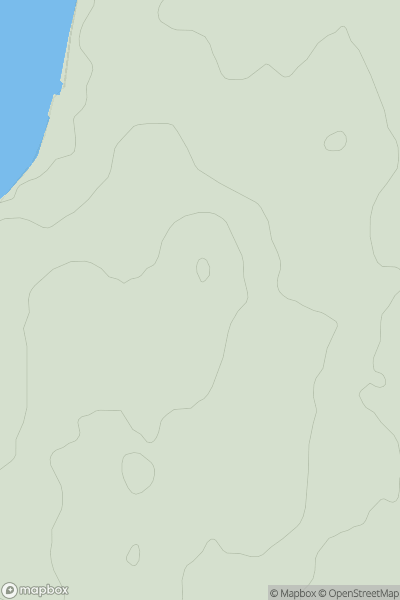 Thumbnail image for Higher Heysham showing contour plot for surrounding peak