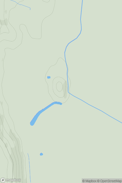 Thumbnail image for Castle Head Hill showing contour plot for surrounding peak