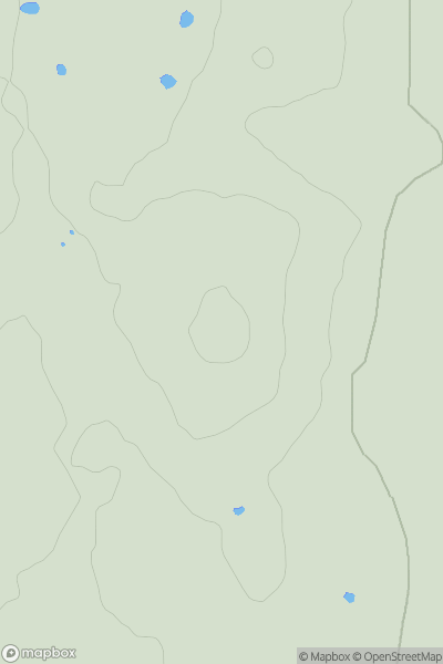 Thumbnail image for Colloway Hill showing contour plot for surrounding peak