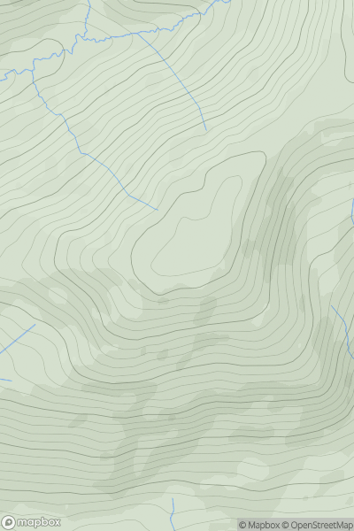 Thumbnail image for Winder showing contour plot for surrounding peak