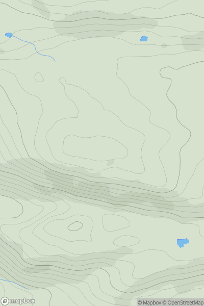 Thumbnail image for Mount Ida showing contour plot for surrounding peak
