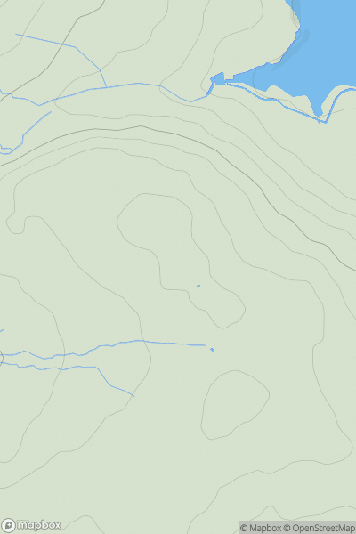 Thumbnail image for Brown Bank showing contour plot for surrounding peak