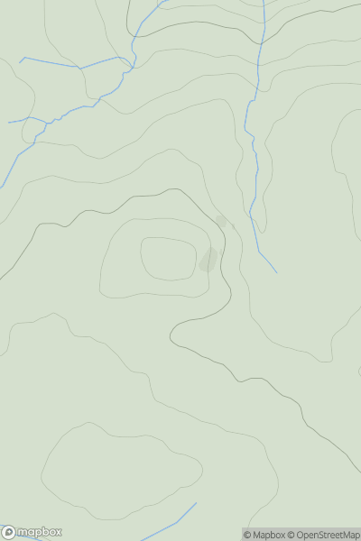 Thumbnail image for Greenhow Hill Top showing contour plot for surrounding peak