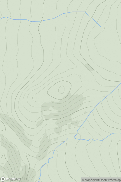 Thumbnail image for Flagdaw showing contour plot for surrounding peak