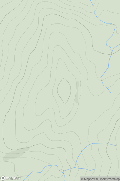Thumbnail image for Long Rigg showing contour plot for surrounding peak