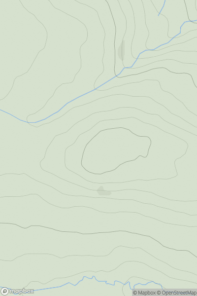 Thumbnail image for Whit Fell showing contour plot for surrounding peak