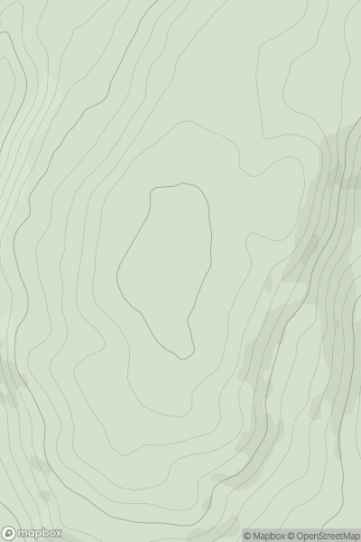 Thumbnail image for Thwaite Scars showing contour plot for surrounding peak