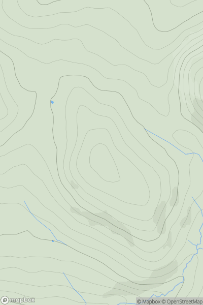 Thumbnail image for Simmerson Hill showing contour plot for surrounding peak